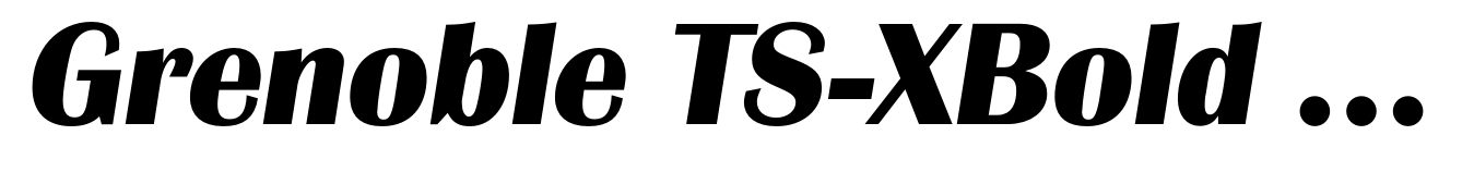 Grenoble TS-XBold Italic